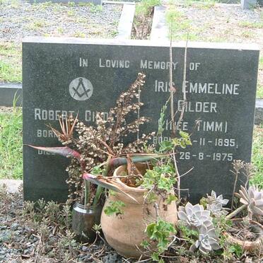 GILDER Robert ? -??-?? &amp; Iris Emmeline TIMM 1895-1975