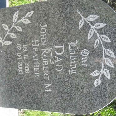 HEATHER John Robert M. 1908-2005