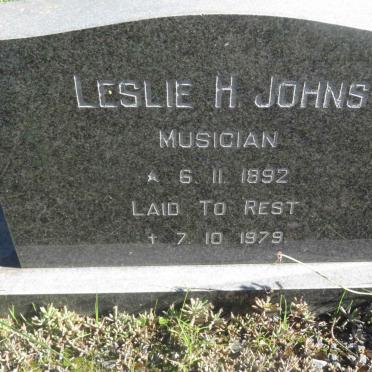 JOHNS Leslie H. 1892-1979