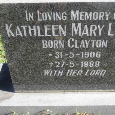 LLOYD Kathleen Mary nee CLAYTON 1906-1988