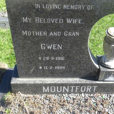 MOUNTFORT Gwen 1916-1988