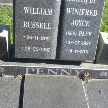 PENNY William Russell 1919-1997 &amp; Winifred Joyce PAPE 1927-2011