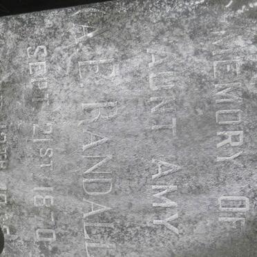 RANDALL A.E. 1870-196?