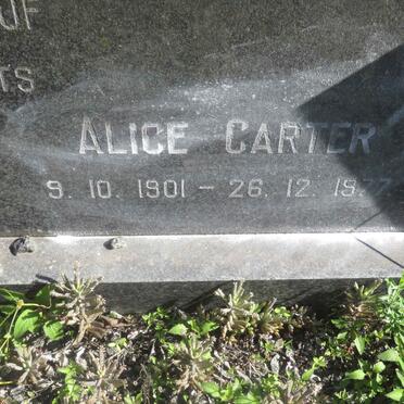 RICHARDSON John Dudley 1895-1961 &amp; Alice Carter 1901-1977