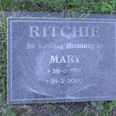 RITCHIE Mary 1911-2000