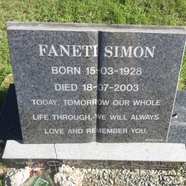 SIMON Faneti 1928-2003