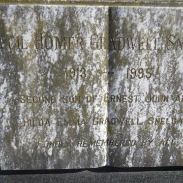SNELGAR Cecil Homer, GRADWELL 1913-1995