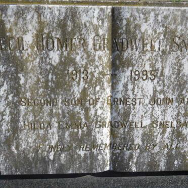 SNELGAR Cecil Homer, GRADWELL 1913-1995