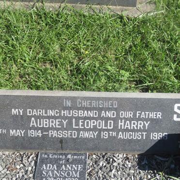 SANSOM Aubrey Leopold Harry 1914-1988 &amp; Hermine Pauline Whilemine 1914-1969