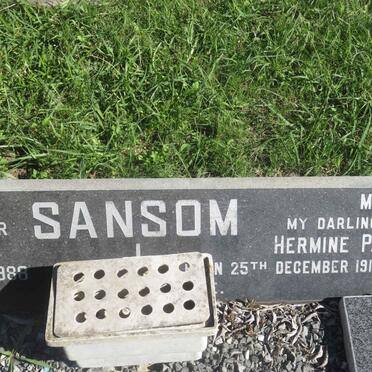 SANSOM Aubrey Leopold Harry 1914-1988 &amp; Hermine Pauline Whilemine 1914-1969