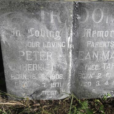 STRYDOM Peter 1908-1971 &amp; Jean Mabel TARR 1913-1973