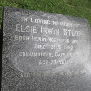 STOOPS Elsie Irwin -1962