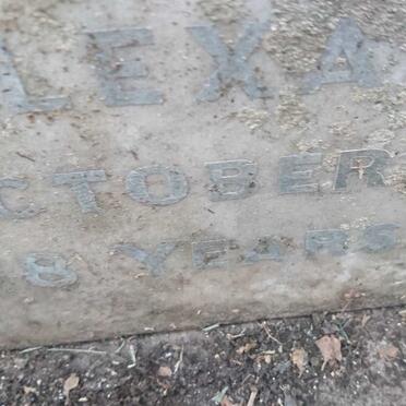 ALEXANDER William -1891