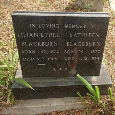 BLACKBURN Kathleen 1877-1974 :: BLACKBURN Lilian Ethel 1874-1968