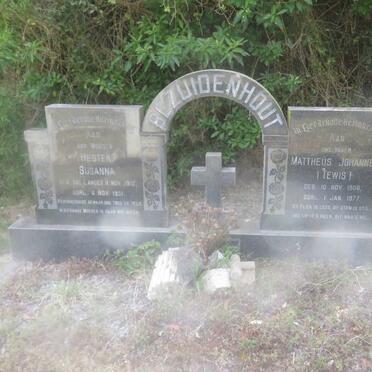 BEZUIDENHOUT Mattheus Johannes 1908-1977 &amp; Hester Susanna DE LANGE 1910-1951