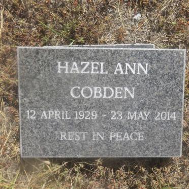COBDEN Hazel Ann 1929-2014