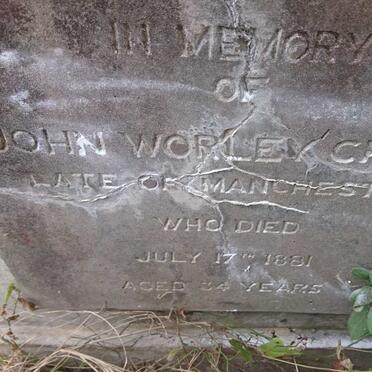 CROOK John Worley -1881