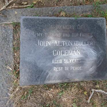 COLEMAN John Alton