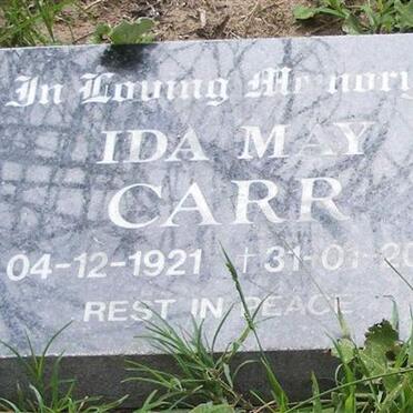 CARR Ida May 1921-2008