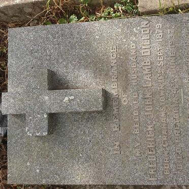 DILLON Frederick John Lamb 1879-1937 &amp; Beatrice -1965 