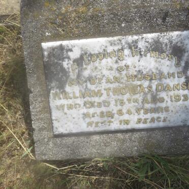 DANSEY William Thomas -1932