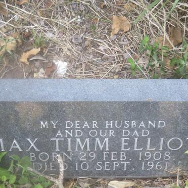 ELLIOTT Max Timm 1908-1961