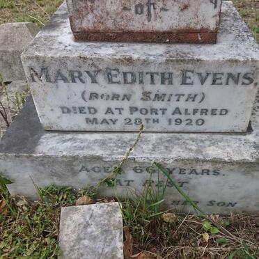 EVENS Mary Edith nee SMITH -1920
