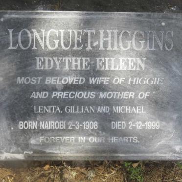 HIGGINS Edythe Eileen, LONGUET 1908-1999