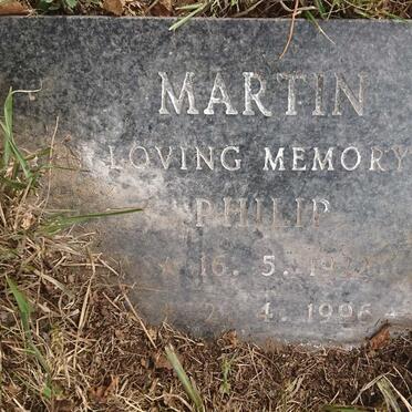 MARTIN Philip 1922-1996