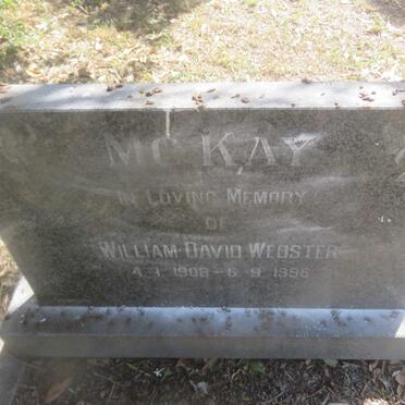 McKAY William David Webster 1908-1996