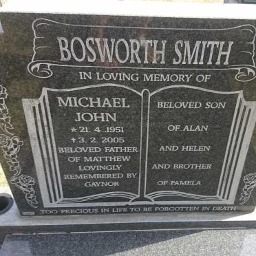 SMITH Michael John, BOSWORTH 1951-2005 