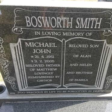 SMITH Michael John, BOSWORTH 1951-2005 