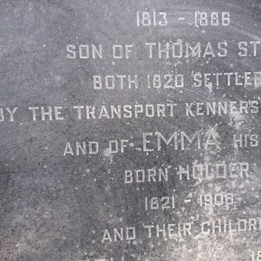 STYLE James 1813-1886 &amp; Emma HOLDER 1821-1908