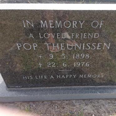 THEUNISSEN Pop 1898-1976