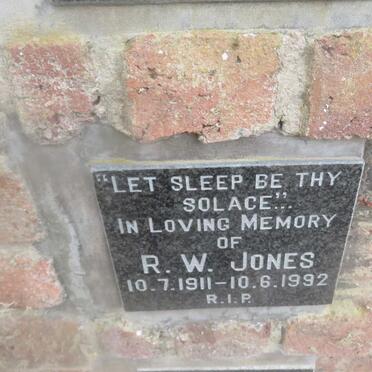 JONES R.W. 1911-1992