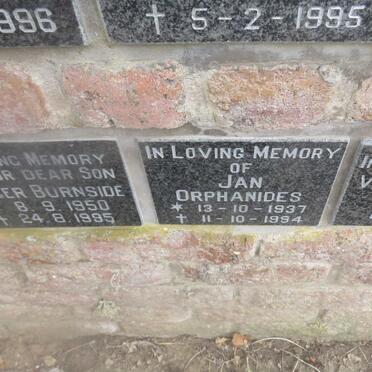 ORPHANIDES Jan 1937-1994