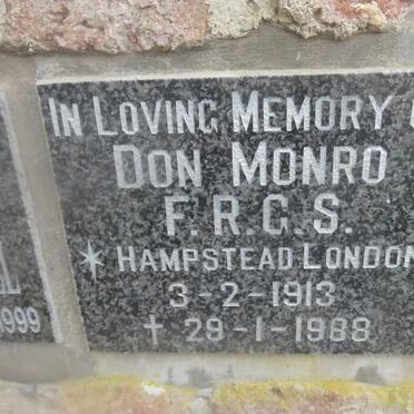 MONRO Don 1913-1988