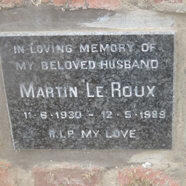 ROUX Martin, le 1930-1989