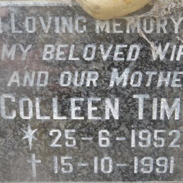 TIMM Colleen 1952-1991