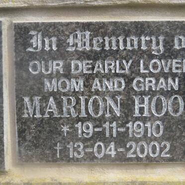 HOOD Marion 1910-2002
