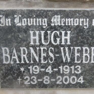 WEBB Hugh, BARNES 1913-2004 