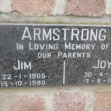 ARMSTRONG Jim 1905-1990 &amp; Joy 1912-1995