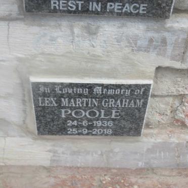 POOLE Lex Martin Graham 1936-2018