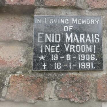 MARAIS Enid nee VROOM 1906-1991