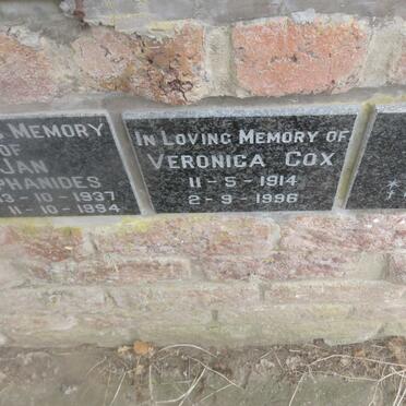 COX Veronica 1914-1996