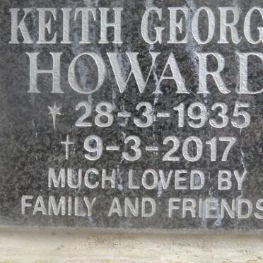 HOWARD Keith George 1935-2017 