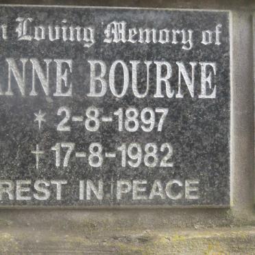 BOURNE Anne 1897-1982