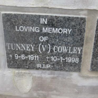 COWLEY V. 1911-1998