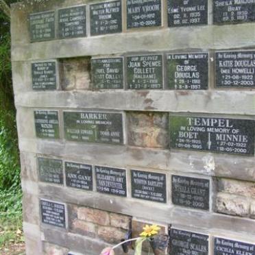 13. Memorial wall
