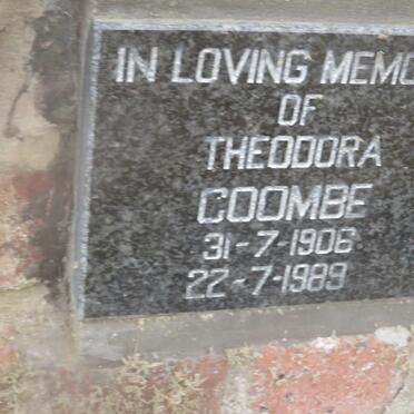 COOMBE Theodora 1906-1989